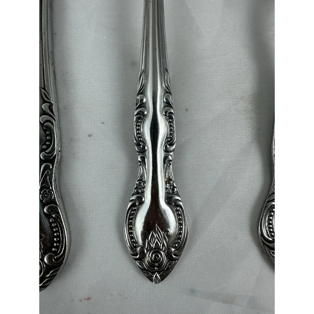 Washington Forge Charleston Classic Silverware Flatware 5Pc Place Setting Vtg